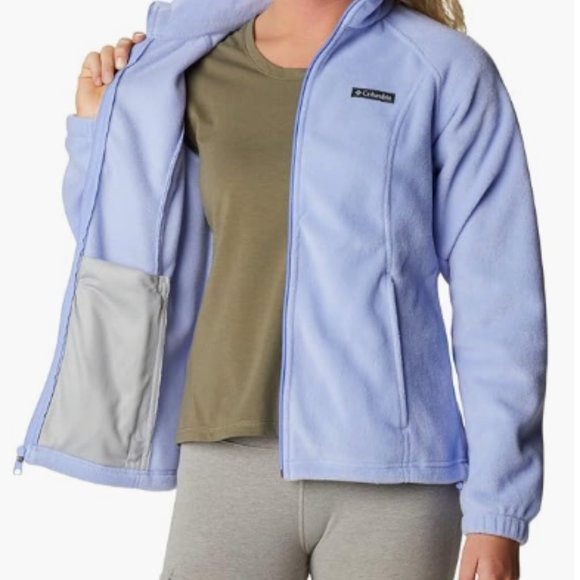 Columbia Women's Blue Periwinkle Full Zip Fleece Jacket NWOT Size XXL/16 - Picture 5 of 9